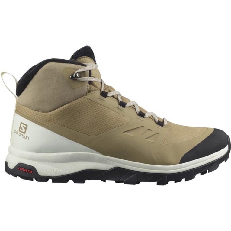 Botas de Inverno Salomon Outsnap CSWP Masculino Verde Oliva | PT F48625